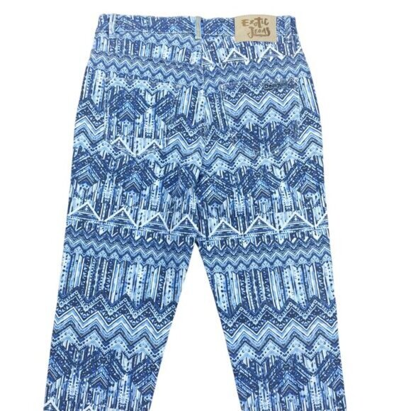 NWT DESIGUAL High Waisted Skinny Jean Sz 4 Blue - Picture 6 of 9